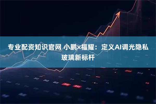 专业配资知识官网 小鹏×福耀：定义AI调光隐私玻璃新标杆