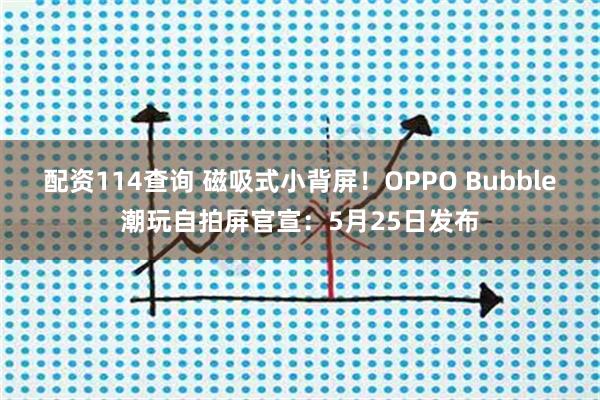 配资114查询 磁吸式小背屏！OPPO Bubble潮玩自拍屏官宣：5月25日发布